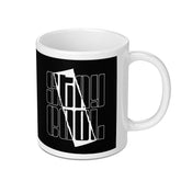 Stay Cool Black and White Lettering Coffee Mug Product